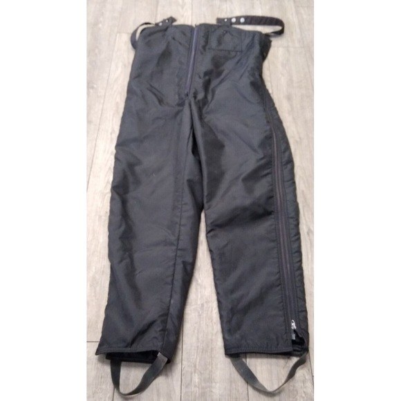 VTG Arcticwear Bib Men L‎ Snow Waterproof Pants Snowmobile Ski Snowboard Black - Picture 1 of 10